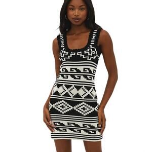 Beach Riot Sz M James Knit Dress Mini Cotton Stretch Bodycon Vacation Cover-Up